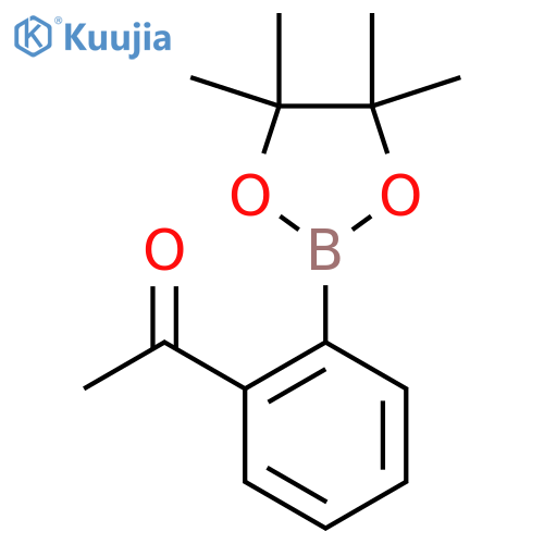 1-2-(4,4,5,5-Tetramethyl-1,3,2-dioxaborolan-2-yl)phenylethanone structure