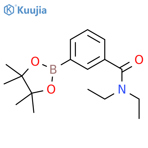 N,N-Diethyl-3-(4,4,5,5-tetramethyl-1,3,2-dioxaborolan-2-yl)benzamide structure