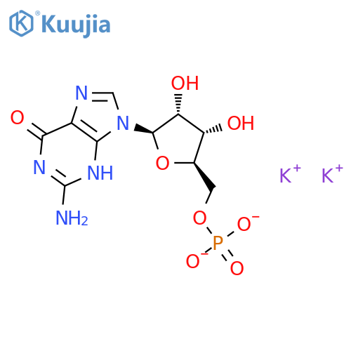 5'-Guanylic acid,dipotassium salt (7CI,8CI,9CI) structure