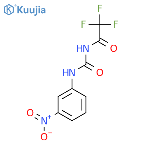 1-(3-nitrophenyl)-3-(2,2,2-trifluoroacetyl)urea structure