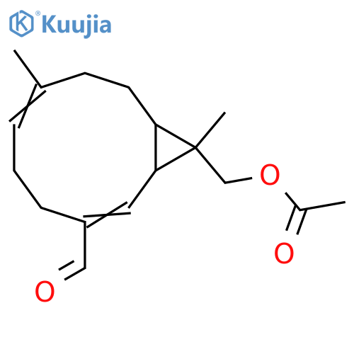 1(10),4-Bicyclogermacradiene-12,15-diol; (1(10)E,4E)-form, 15-Aldehyde, 12-Ac structure