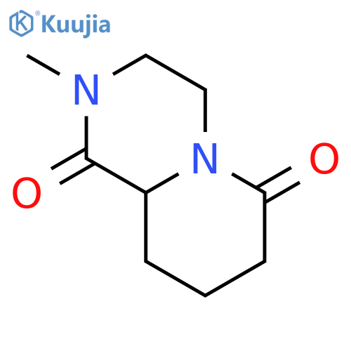 2H-Pyrido[1,2-a]pyrazine-1,6-dione,hexahydro-2-methyl- structure