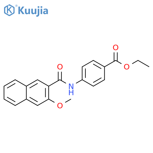 ethyl 4-(3-methoxynaphthalene-2-amido)benzoate structure