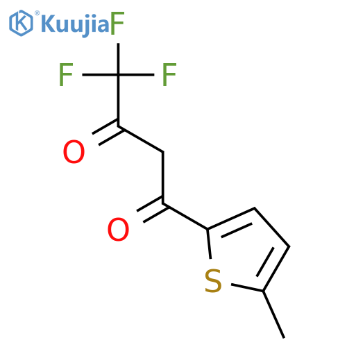 4,4,4-trifluoro-1-(5-methylthiophen-2-yl)butane-1,3-dione structure
