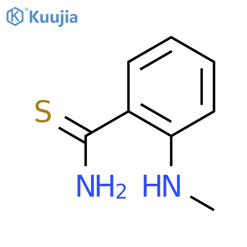 Benzenecarbothioamide,2-(methylamino)- structure