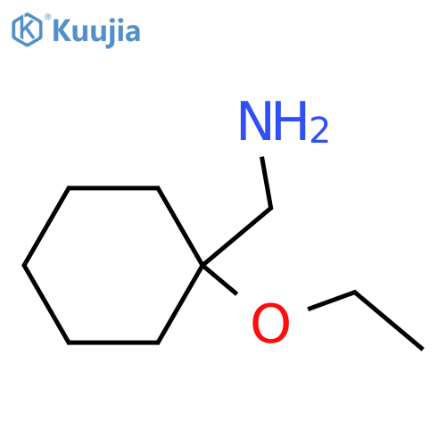 (1-ethoxycyclohexyl)methanamine structure