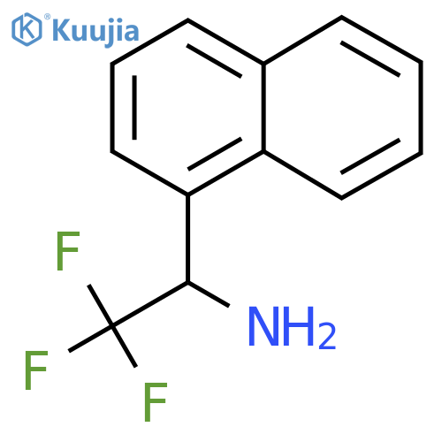 2,2,2-trifluoro-1-(naphthalen-1-yl)ethan-1-amine structure