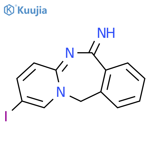 14-Iodo-1,10-diazatricyclo[9.4.0.0,3,8]pentadeca-3,5,7,10,12,14-hexaen-9-imine structure