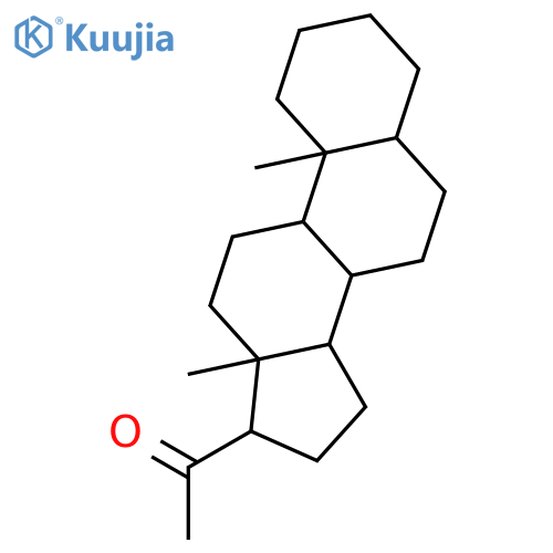 Pregnan-20-one(7CI,9CI) structure