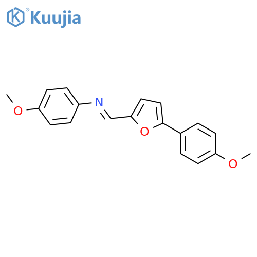 (1E)-N-(4-methoxyphenyl)-1-5-(4-methoxyphenyl)furan-2-ylmethanimine structure