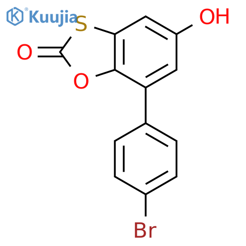 7-(4-Bromo-phenyl)-5-hydroxy-benzo[1,3]oxathiol-2-one structure