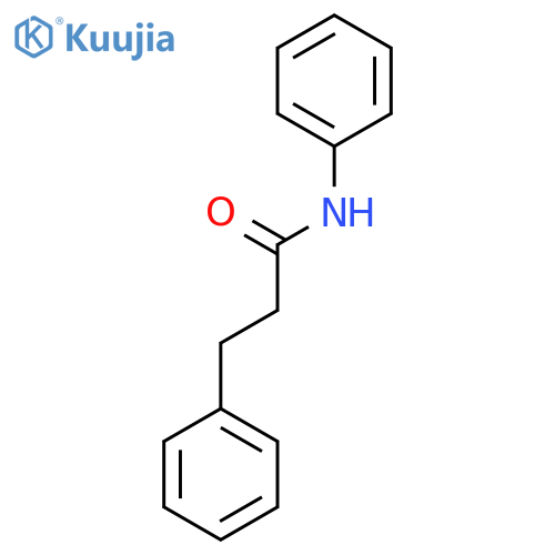 Benzenepropanamide,N-phenyl- structure