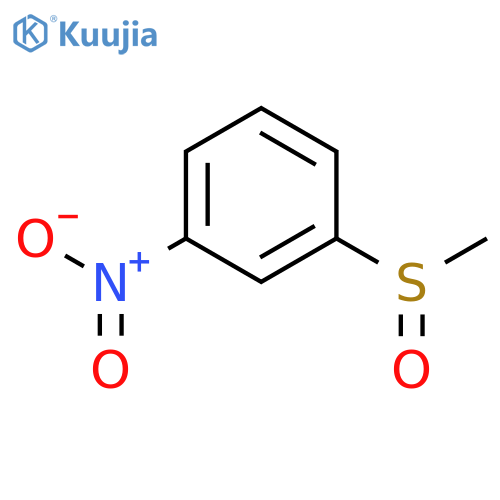 Benzene,1-(methylsulfinyl)-3-nitro- structure