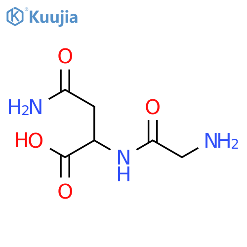 H-GLY-DL-ASN-OH structure