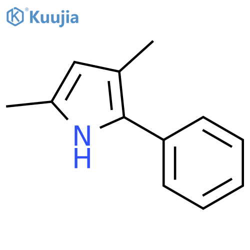 3,5-dimethyl-2-phenyl-1H-pyrrole structure