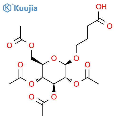 4-[(2R,3R,4S,5R,6R)-3,4,5-Triacetyloxy-6-(acetyloxymethyl)oxan-2-yl]oxybutanoic Acid structure