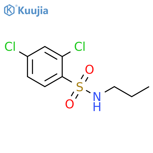 2,4-dichloro-N-propylbenzene-1-sulfonamide structure