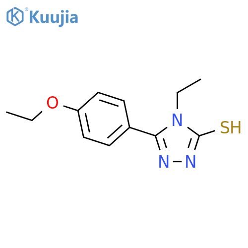 5-(4-Ethoxyphenyl)-4-ethyl-4H-1,2,4-triazole-3-thiol structure