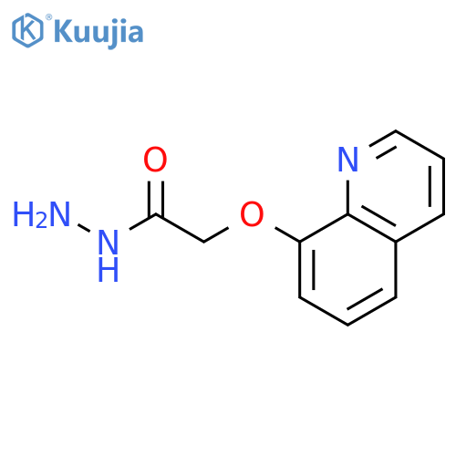2-(quinolin-8-yloxy)acetohydrazide structure