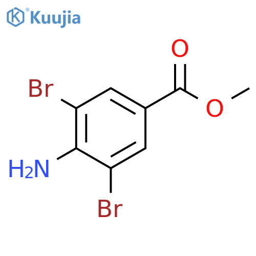 Methyl 4-amino-3,5-dibromobenzoate structure