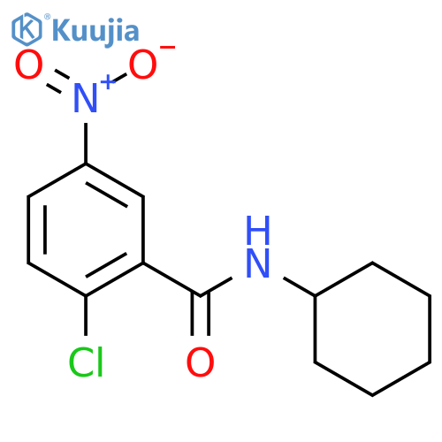 2-Chloro-N-cyclohexyl-5-nitrobenzamide structure