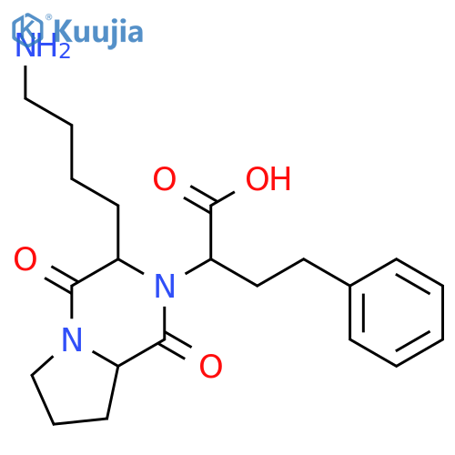 Lisinopril diketopiperazine structure