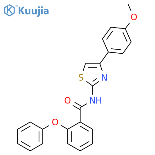 N-[4-(4-methoxyphenyl)-1,3-thiazol-2-yl]-2-phenoxybenzamide structure