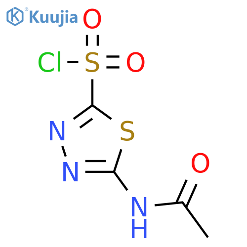 5-(Acetylamino)-1,3,4-thiadiazole-2-sulfonyl Chloride structure