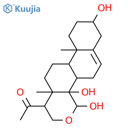 15,16-Epoxy-3,14,15-trihydroxy-15,16-secopregn-5-en-20-one; (3β,14β,15β,17βH)-form structure