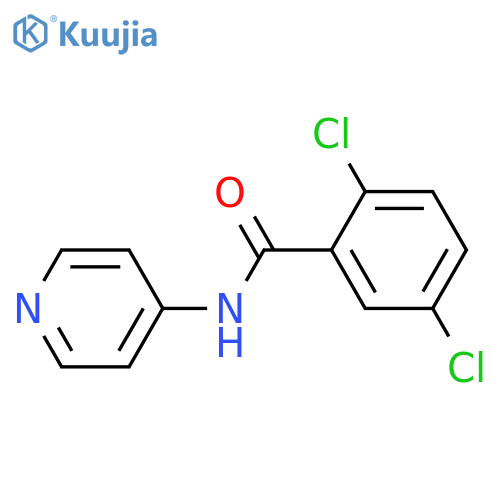 2,5-dichloro-N-(pyridin-4-yl)benzamide structure