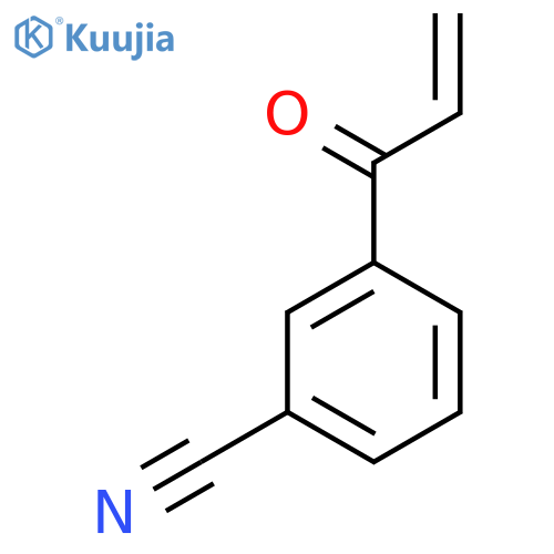 3-(prop-2-enoyl)benzonitrile structure