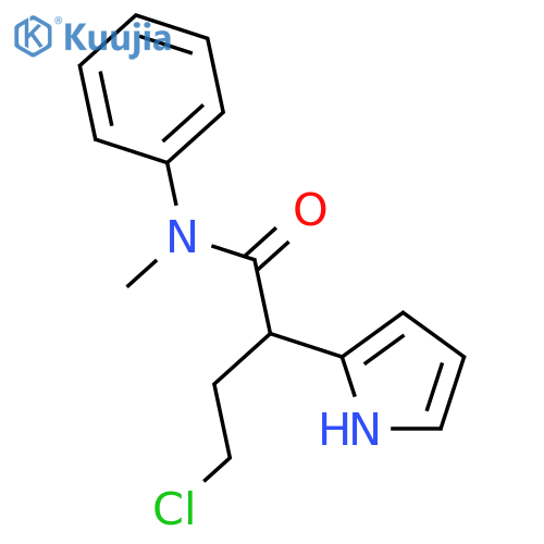 4-Chloro-N-Methyl-N-phenyl-2-(2-pyrrolyl)butanamide structure