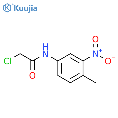 2-Chloro-N-(4-methyl-3-nitro-phenyl)-acetamide structure