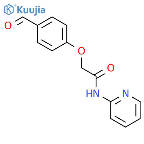 2-(4-Formylphenoxy)-N-2-pyridinylacetamide structure