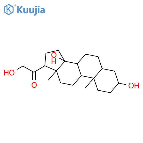 (3alpha,5beta)-3,14,21-Trihydroxypregnan-20-one structure