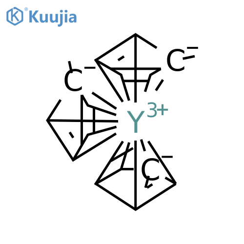Tris(methylcyclopentadienyl)yttrium(III) structure