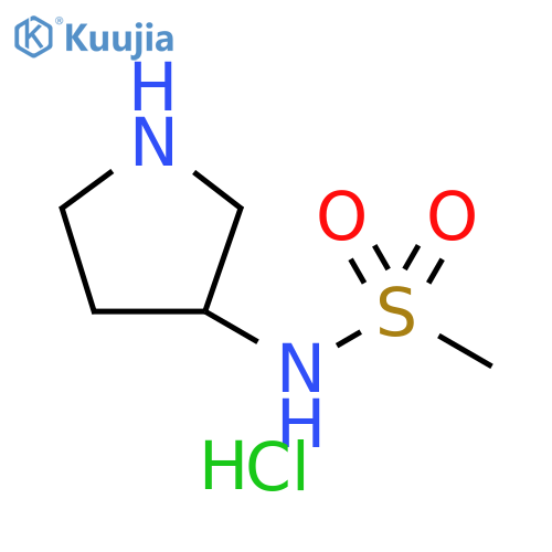 N-(pyrrolidin-3-yl)methanesulfonamide hydrochloride structure