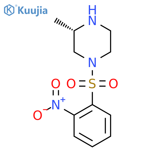 (3S)-3-methyl-1-(2-nitrobenzenesulfonyl)piperazine structure