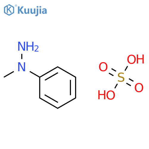 N-Methyl-N-phenylhydrazine sulfate structure