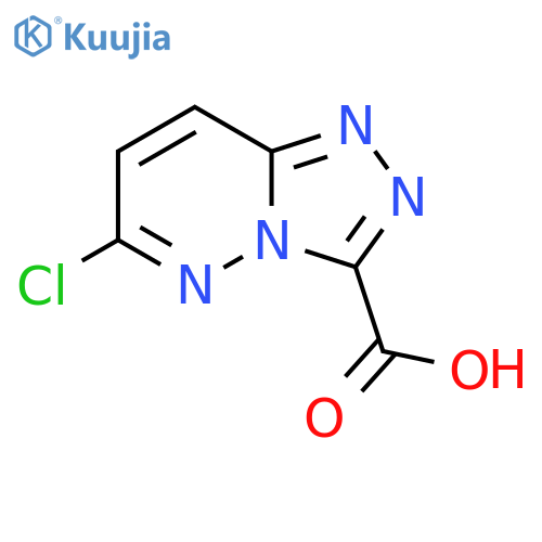 6-Chloro-[1,2,4]triazolo[4,3-b]pyridazine-3-carboxylic acid structure