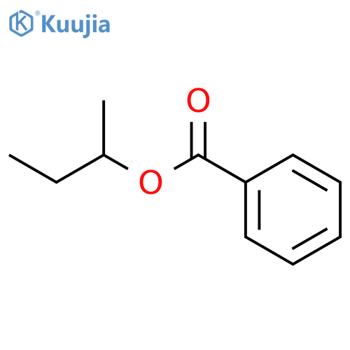 Benzoic acid,1-methylpropyl ester structure
