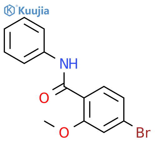 4-Bromo-2-methoxy-N-phenylbenzamide structure