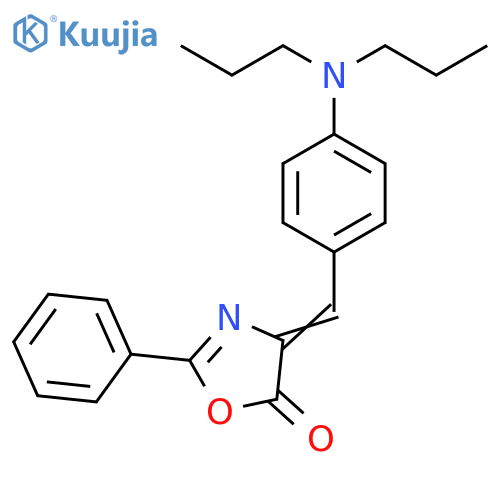 5(4H)-Oxazolone, 4-[[4-(dipropylamino)phenyl]methylene]-2-phenyl- structure