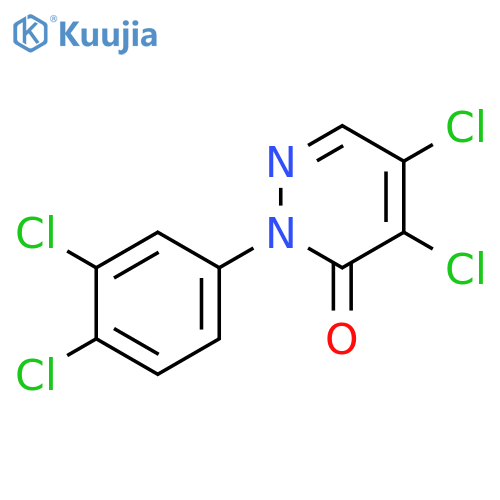 4,5-dichloro-2-(3,4-dichlorophenyl)-2,3-dihydropyridazin-3-one structure