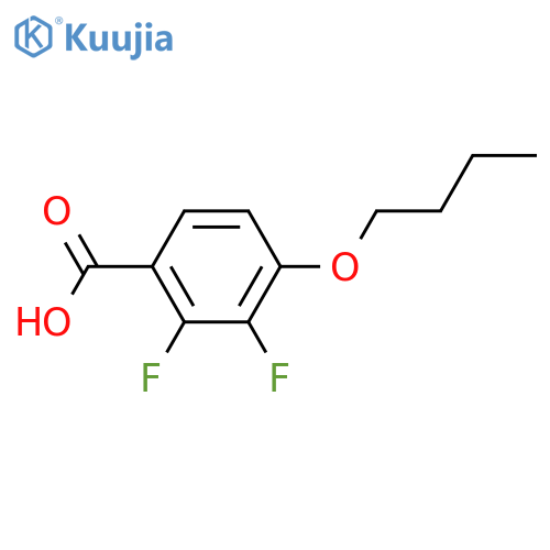 4-Butoxy-2,3-difluorobenzoic acid structure