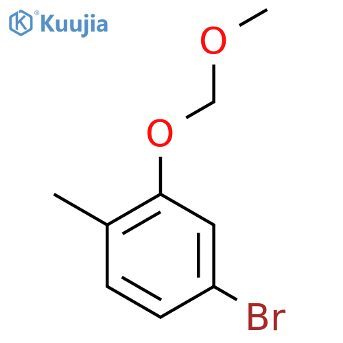4-Bromo-2-(methoxymethoxy)-1-methylbenzene structure