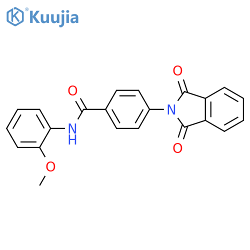 4-(1,3-dioxo-2,3-dihydro-1H-isoindol-2-yl)-N-(2-methoxyphenyl)benzamide structure