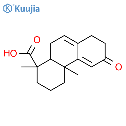 1-Phenanthrenecarboxylicacid, 1,2,3,4,4a,6,7,8,10,10a-decahydro-1,4a-dimethyl-6-oxo-, [1S-(1a,4aa,10ab)]- (9CI) structure