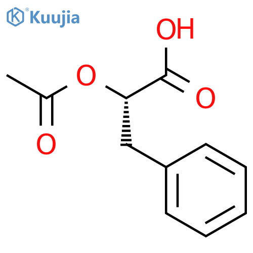 Benzenepropanoic acid, a-(acetyloxy)-, (aS)- structure