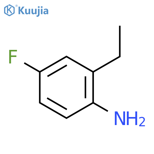2-Ethyl-4-fluorobenzenamine structure